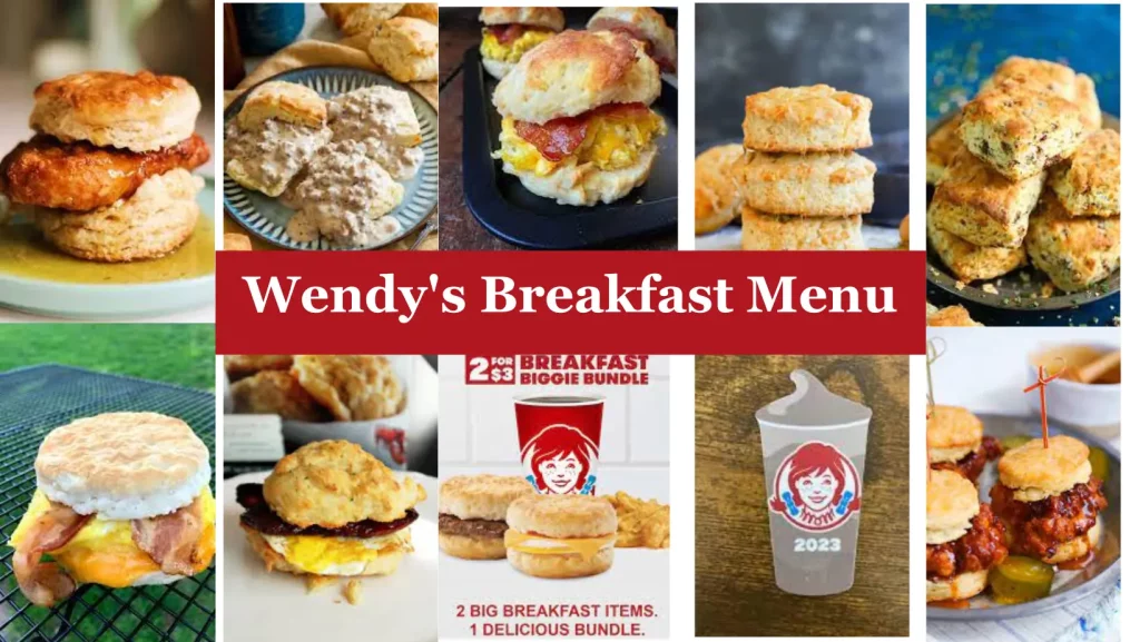 Wendy's Breakfast Menu