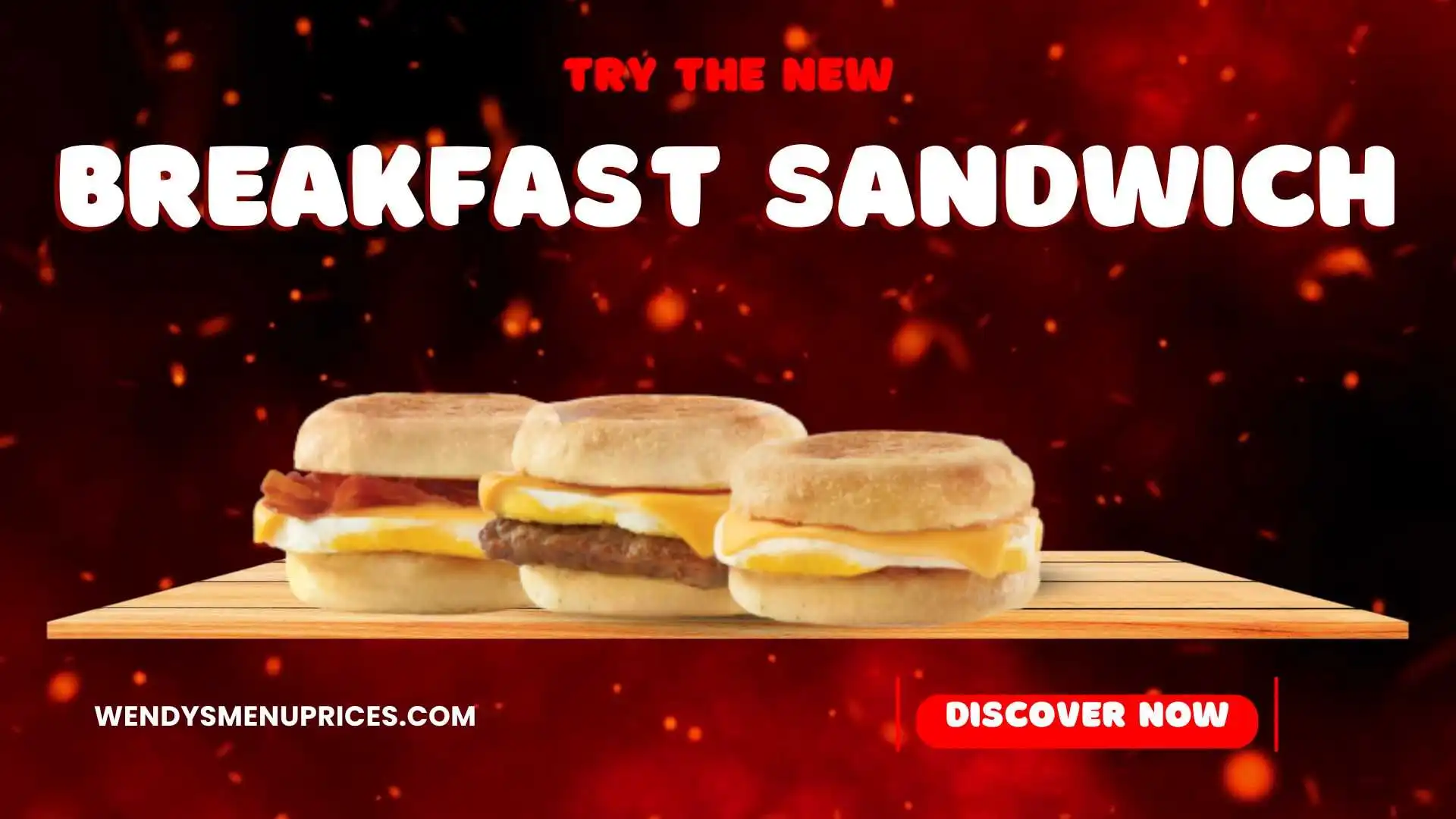 Wendy's breakfast sandwich